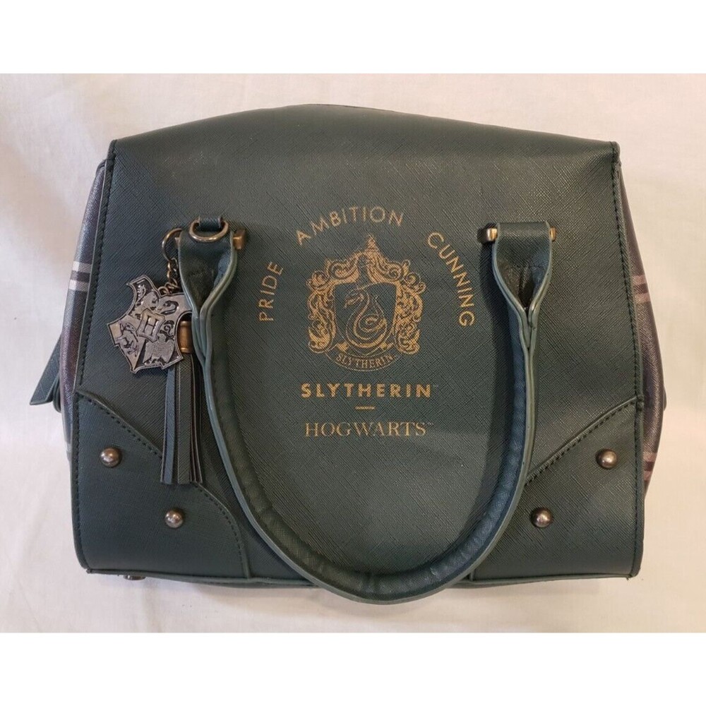 Harry Potter PURSE Designer Handbag SLYTHERIN Hogwarts Forest Green